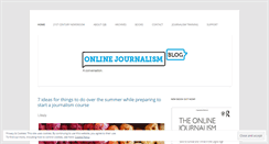 Desktop Screenshot of onlinejournalismblog.com