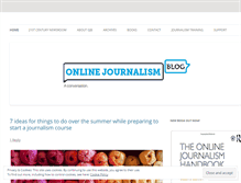 Tablet Screenshot of onlinejournalismblog.com
